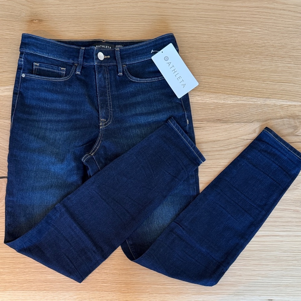 Athleta Sculptek Ultra Skinny Jeans, midnight - Picture 2 of 7
